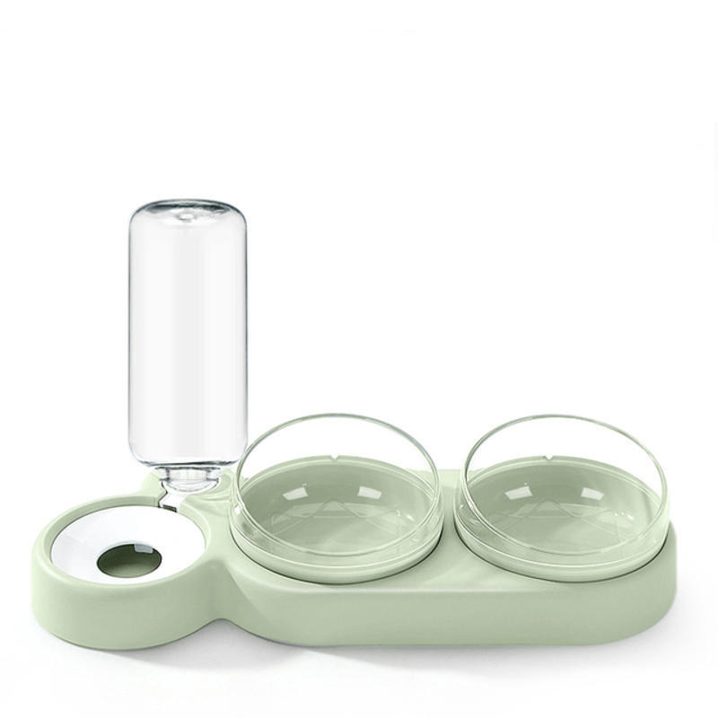

Animals Dogs Cats Double Bowls Water Dispenser Feeder Container Dispenser for Dogs Cats Drinking High Quality Pet Products | Dog Food