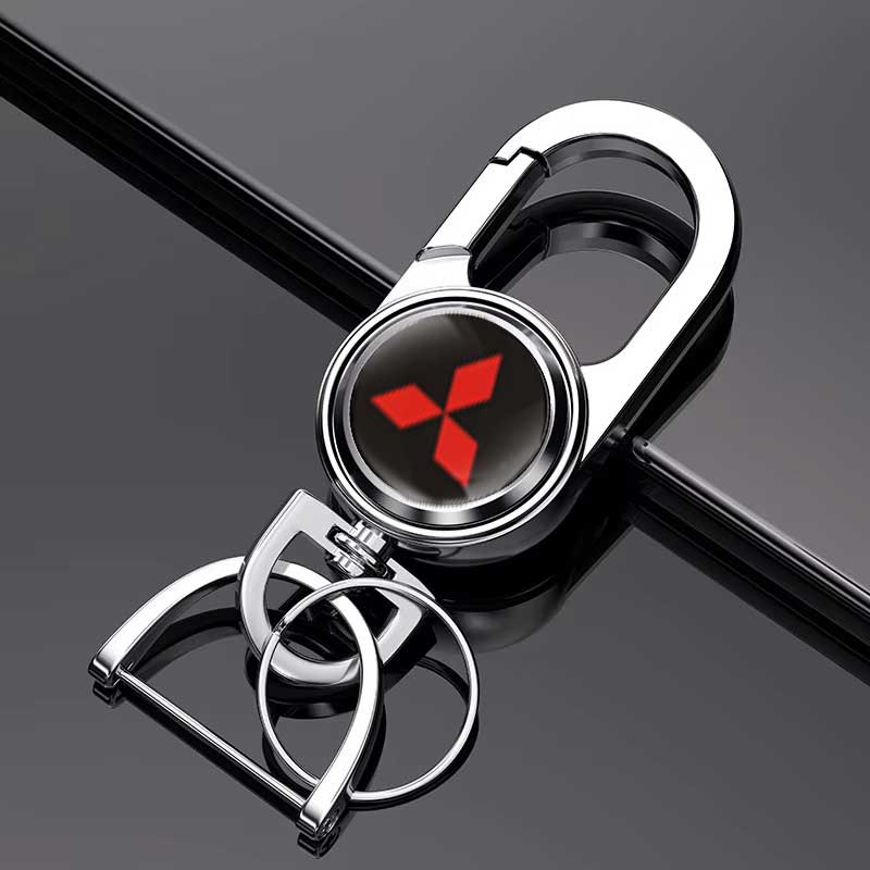 

Alloy Keychain Key Ring for Mitsubishi Lancer Ex ASX Mirage OTO Montero L200 EVO Delica Pajero Eclipse Keyring Gifts Accessories серебряный