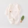Newborn Pure Cotton Romper: Boneless Crawling Suit for Spring/Autumn