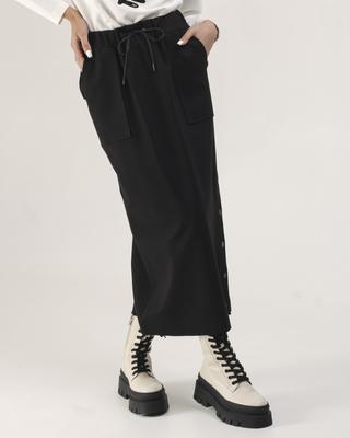 Long Skirt Mira Mia 248021 36 Black