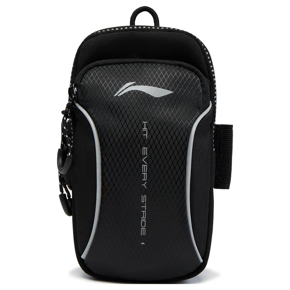 

Новая сумка на руку LiNing из полиэстера, чехол для мобильного телефона, унисекс, черная ABDV087-1 9.9*1.5*19.1CM