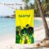 Gorillaz Custom Name Printed Beach Towel Personalized Soft Towel For Swimming Beach Travel