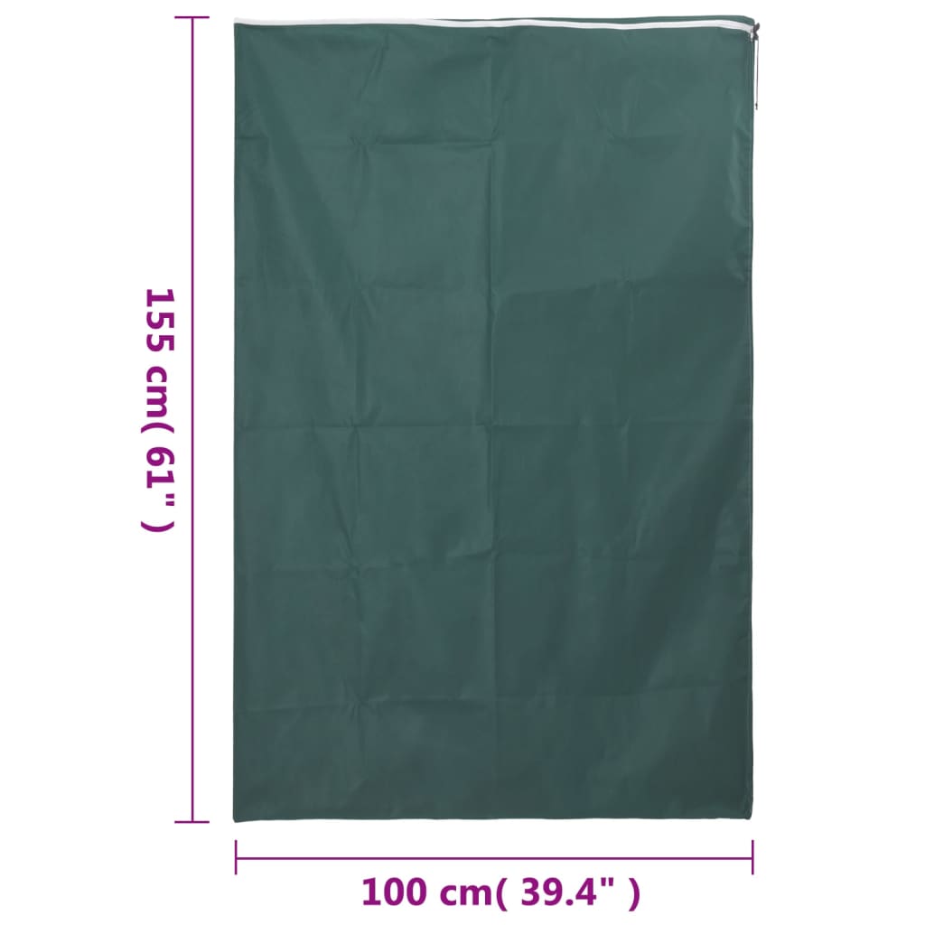Winter Frost Protection Cover with Zipper 2 pcs 70 g m² 1 x 1.55 m