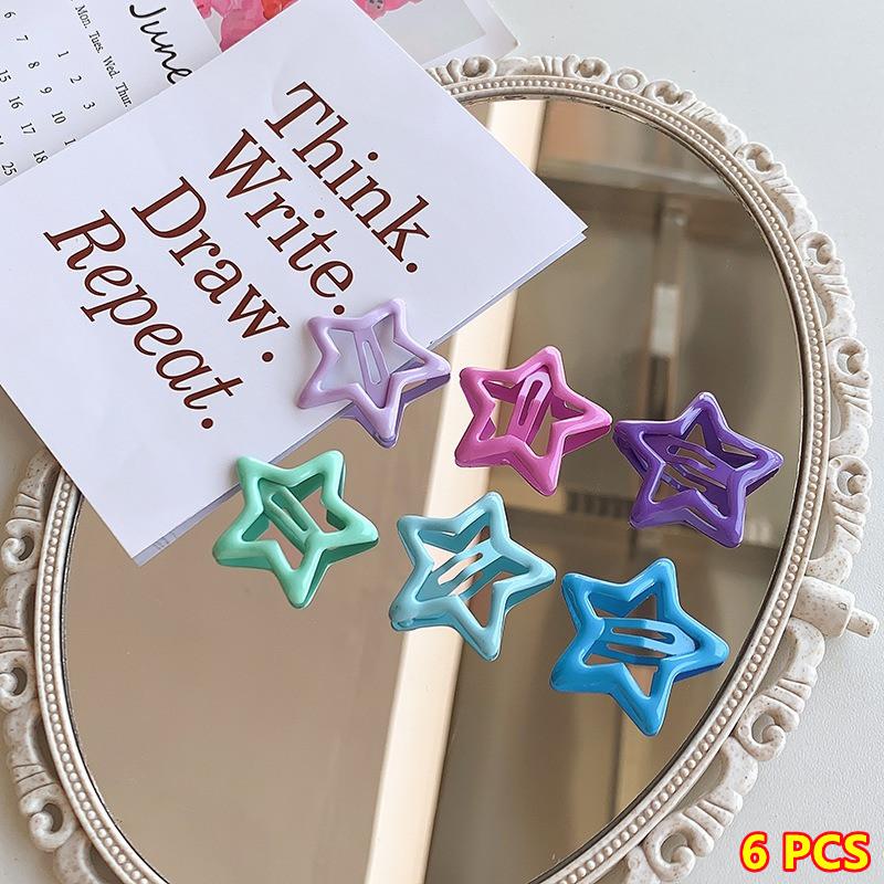 Super Süßes Stern Haarnadeln Set Damen Mädchen Kinder Haarspangen Haarklammern Haarnadeln Haarspangen Accessoires Haarspange Haarklammern Kopfschmuck Kopfbedeckung