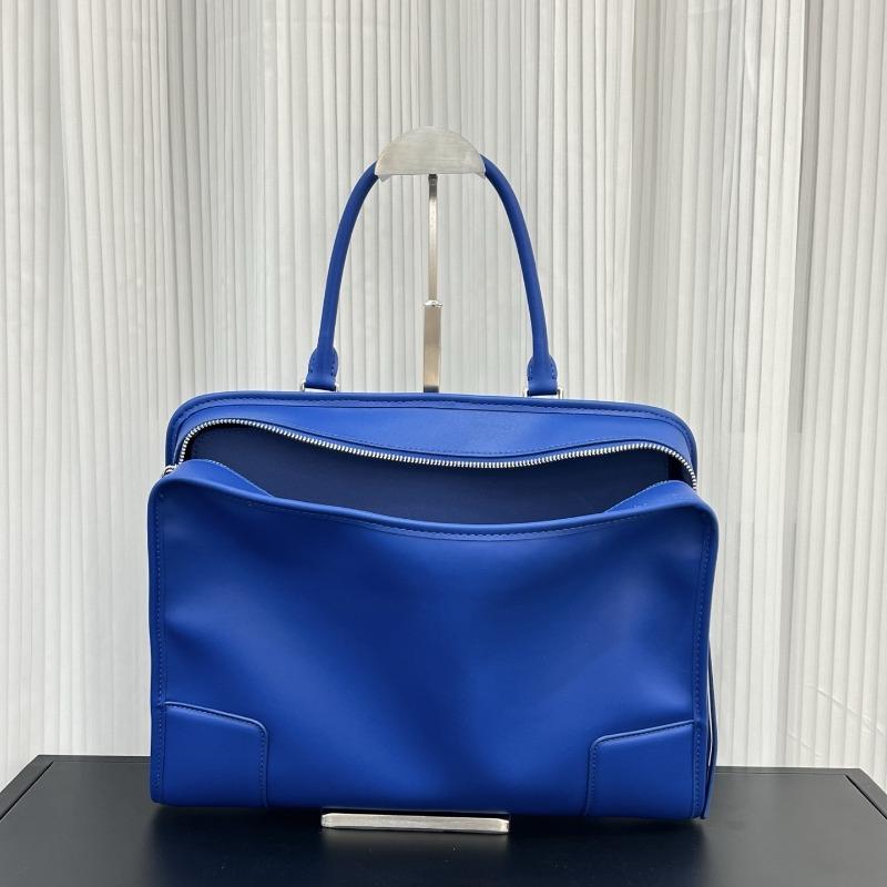 New Luo Jia Amazona180 Bowling Bag Cowhide Briefcase Large Capacity Hand-held Underarm Commuter Women's Bag