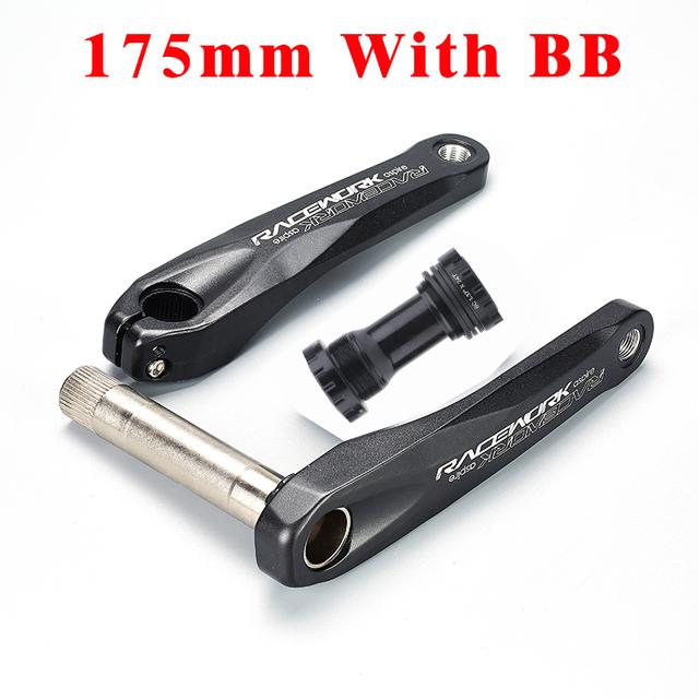 

Набор шатунов RACEWORK GXP Mtb, моноплатные шатуны для велосипеда, встроенная свеча Pe 1 Crown, горный велосипед, Hollowtech, соединение 175mm With BB