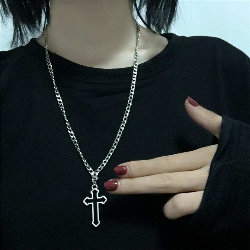New Fashion Women Pendant Necklaces Fine Double Link Chain Metal Skeleton Monster Necklace Punk Jewelry Party Gift