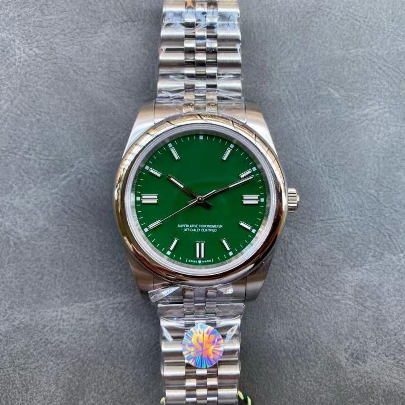 Orologio da uomo Rolex Oyster Perpetual 41mm - Acciaio Inossidabile 316, Luminoso, Impermeabile, Completamente Automatico.