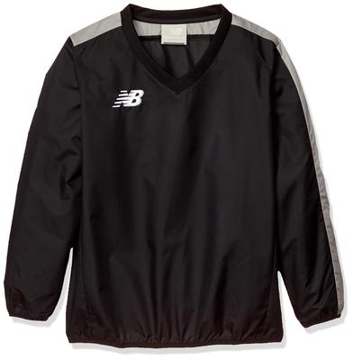 New Balance Kids Soccer Junior Piste Jacket Junior Dry Kids BK 160 (JJTF9407) Sweat-Absorbent Quick-Drying (Black)