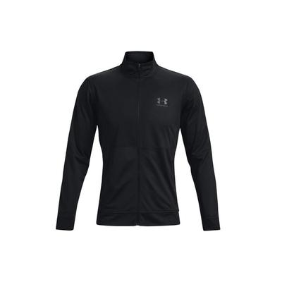 Pique Track Jacket With Breathable Zip-Up Collar Men Jackets Black 1366202-001