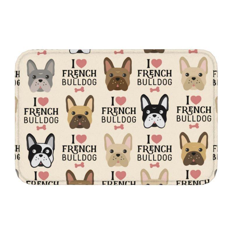Colorful Puppy Flower Carpet for Living Room Bedroom and Home Decoration - Cartoon Dog Print Pattern Anti Slip Carpet