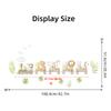 Cartoon Cute Train Lion Elephant Tiger Wild Animals Wall Stickers for Bedroom Living Room Nursery Decoration Wall Decals