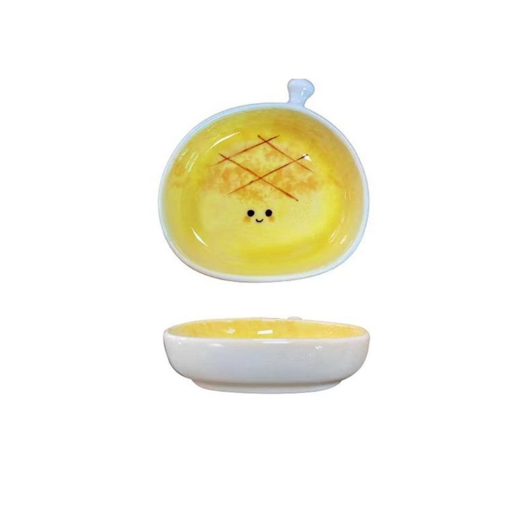 Super Cute Condiment Dishes Hand Drawn Sushi Dish Mini Ceramic Plate  Restaurant
