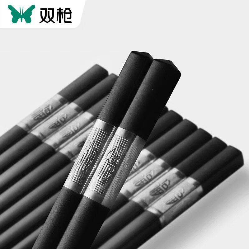 Shuangqiang Jinfu Antibacterial Alloy Chopsticks