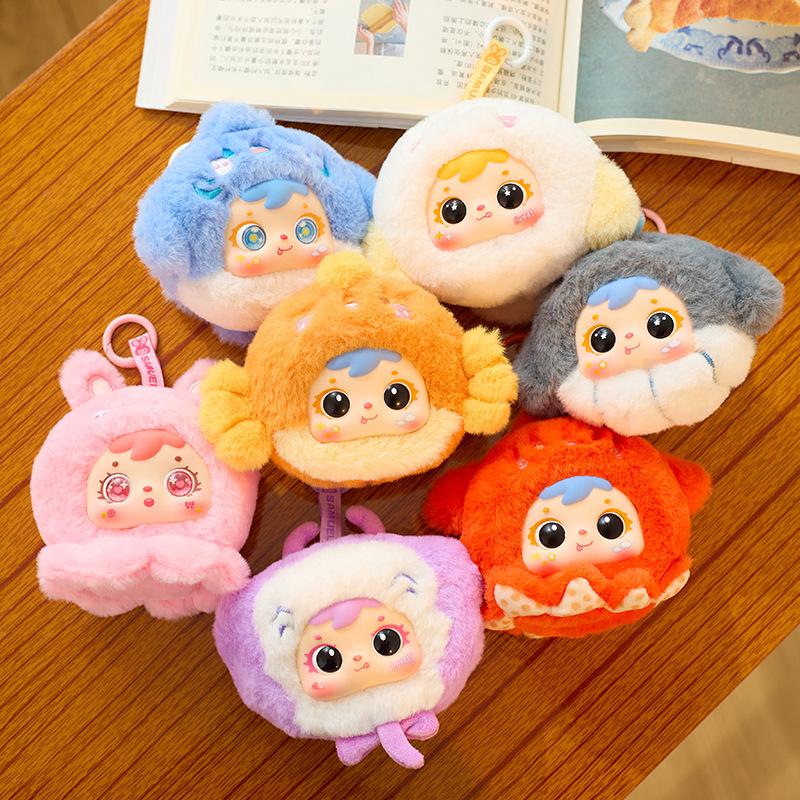 San Mao Lucky Rabbit Plush Toy - Cute Mobile Phone Pendant for Kids