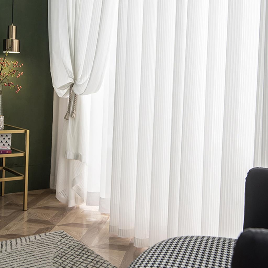 Vertical Striped Louver Curtain Perforated Window Screen Living Room Balcony Bay Window Opaque Dream Curtain