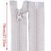 10Pcs Nylon Zippers for Sewing Craft 27.5Inch/70cm Sewing Zippers Open-end Zips Fasteners for Bag Wallet Pouches Clothes