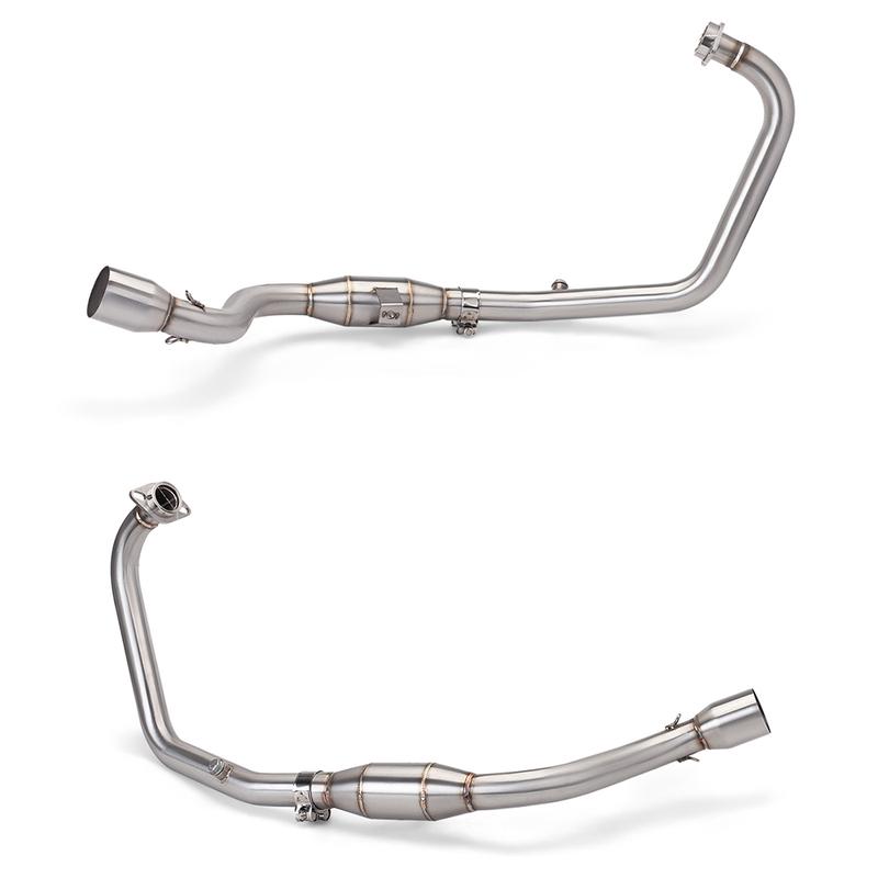 For Suzuki Gixxer gixxer150 gixxer155 sf150 sf155 Motorcycle Exhaust Modify Manifold Stainless 51mm Escape Blue Front Link Pipe