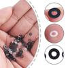 1Set Assorted Cassette Lock Clips Fasteners Belt Pulley Buckle for Tape Recorders PVC Multiple Purpose