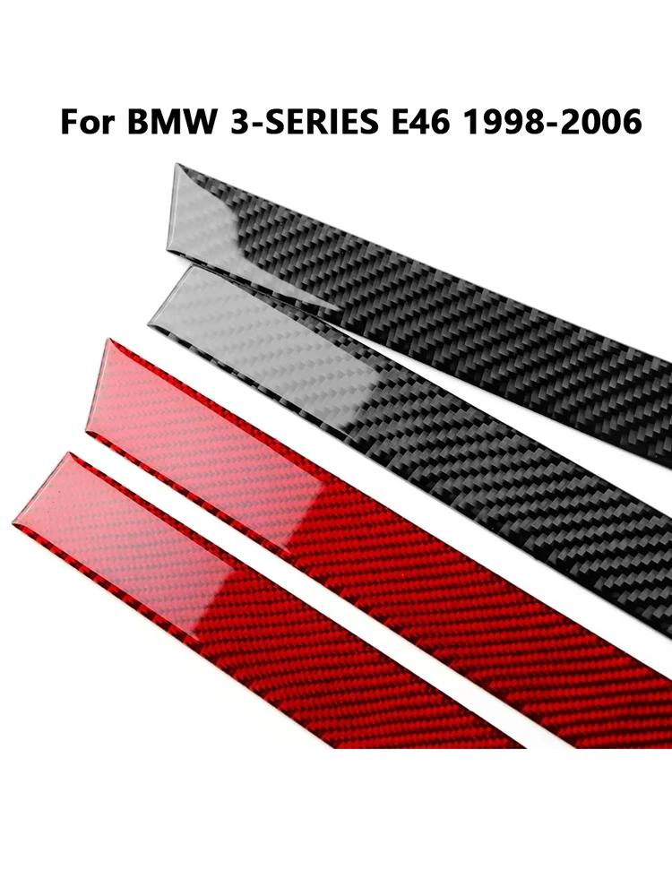 Carbon Fiber Dashboard Console Switch Trim for BMW E46 1998-2006 - 3 Colors