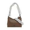 [Pre-Owned] Laurel 19 Letter Logo Detachable Leather Crossbody Shoulder Bag Small - Excellent #1BA0C4P