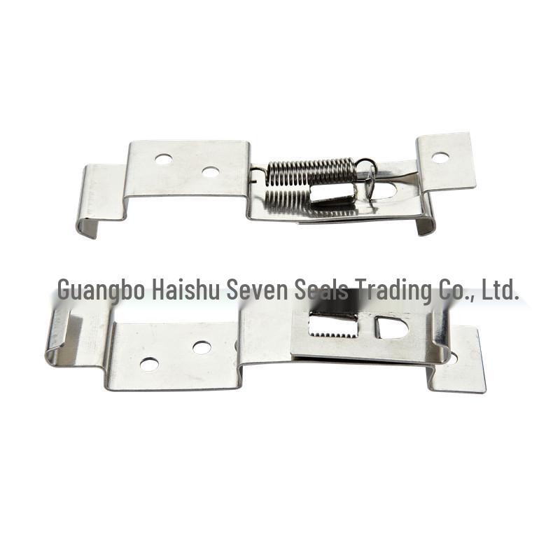

Stainless Steel License Plate Holder Frame for RVs and Trailers with Large Spring Fixation