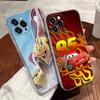 Cartoon 95 Lightning McQueen Cars Phone Case For iPhone 17 Pro Max 17E 11 12 13 14 15 16 Pro Max Plus 17 Air 16E 7 XS Soft Cover