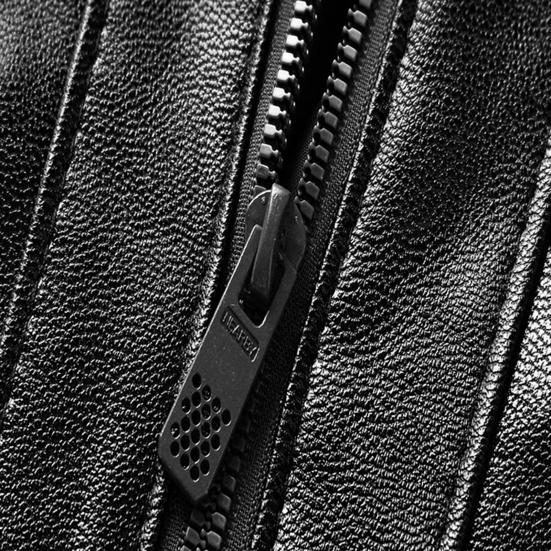 Pánská Slim Fit bunda Bomber bunda s klopou z umělé kůže Vintage kabát na zip Větruodolná motorkářská bunda s kapsami na jaro podzim