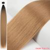 Heat Resistant Premium Organic Bio Protein Fiber Ombre Blonde Weave Bone Straight Hair Bundles Weft Synthetic Hair Extensions
