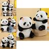 Cute Panda Plush Toy New Arrival Perfect Gift For Girls Soft And Cuddly 25cm Height