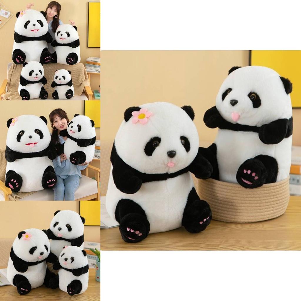 Cute Panda Plush Toy New Arrival Perfect Gift For Girls Soft And Cuddly 25cm Height