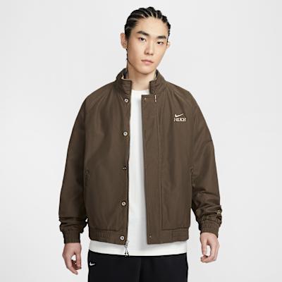 Nike Club Jackets Men s Dull Umber Stand Collar Moderate Other M