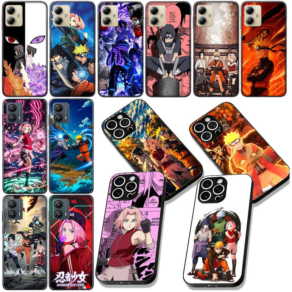 Haruno Sakura Narutos Uchiha Sasuke Protective Cover for Xiaomi Poco C85 C65 C75 X7 X6 M6 M8 F7 F8 Ultra F6 Pro Phone Case