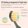 Three Colors Wide Head Toothbrushes - 3 Toothbrushes To Improve Cleaning Efficiency