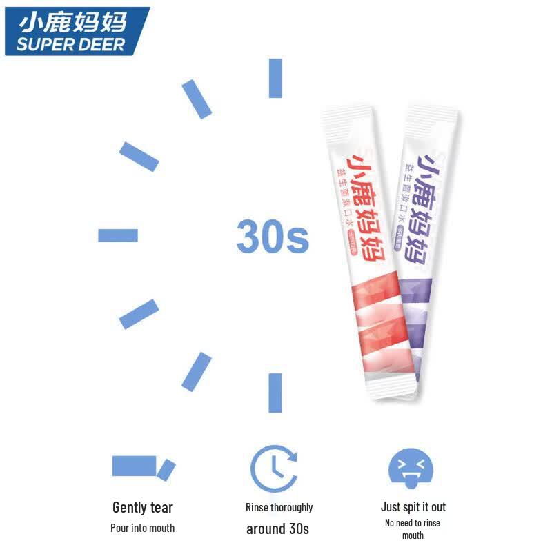 FAWNMUM Probiotic Portable Mouthwash Strips