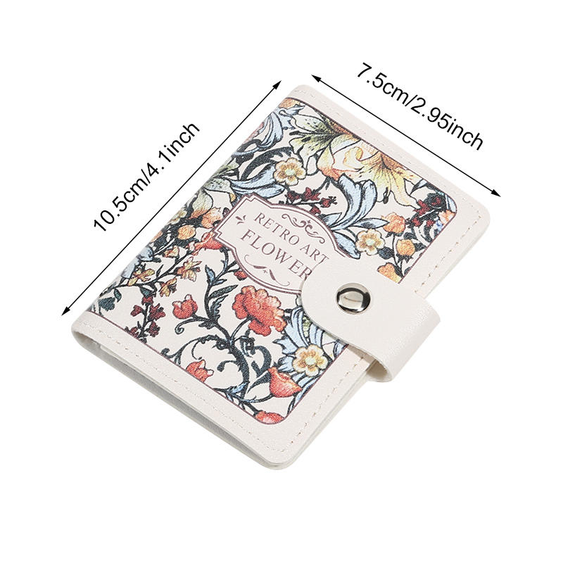 New 20 Card Pockets Women Wallets Pu Leather Large Capacity Money Bag Lightweight Waterproof Business Card Case Women