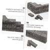 LEDMOMO Miniature Bricks, Simulation Bricks Model, Miniature Decoration for DIY Garden Courtyard, 50 Pieces