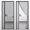 Magnetic Door Screen,Black Side Door Magnetic Mosquito Net,Insect Proof Flight,Summer and Kitchen Indoor Invisible Net