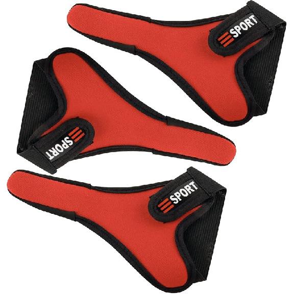 Single-Finger Gloves, 3 Pack Anti-Slip Fishing Glove, Index Finger Neoprene Glove, Professional Finger Protector Gloves for Outdoor Fishing, Fit Both красный
