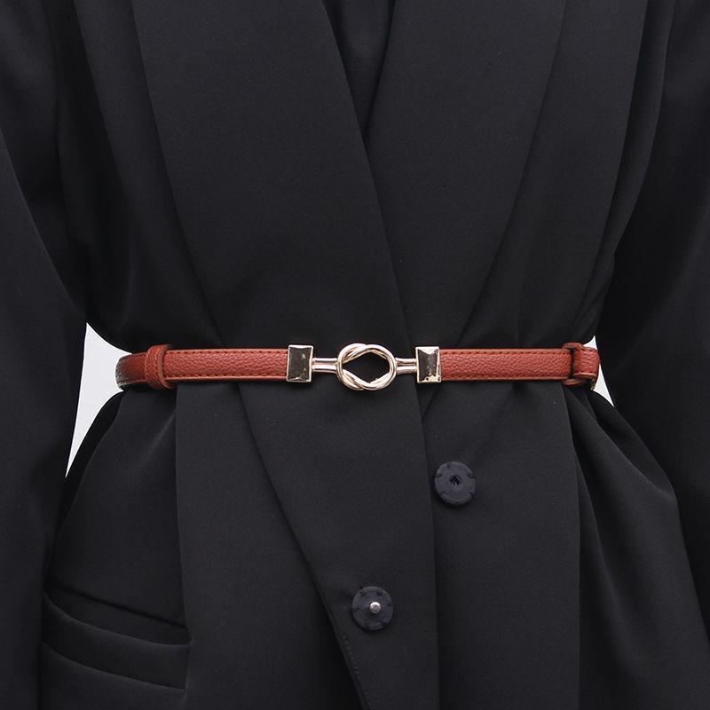 Vintage Retro Style Womens Suit Thin Belt Fashionable Versatile Accessory For Dresses And Coats