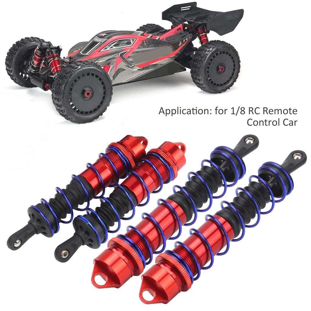 Aluminum 120mm Front 140mm Rear Metal Damper Set for 1Celsius8 RC Car Spare Parts