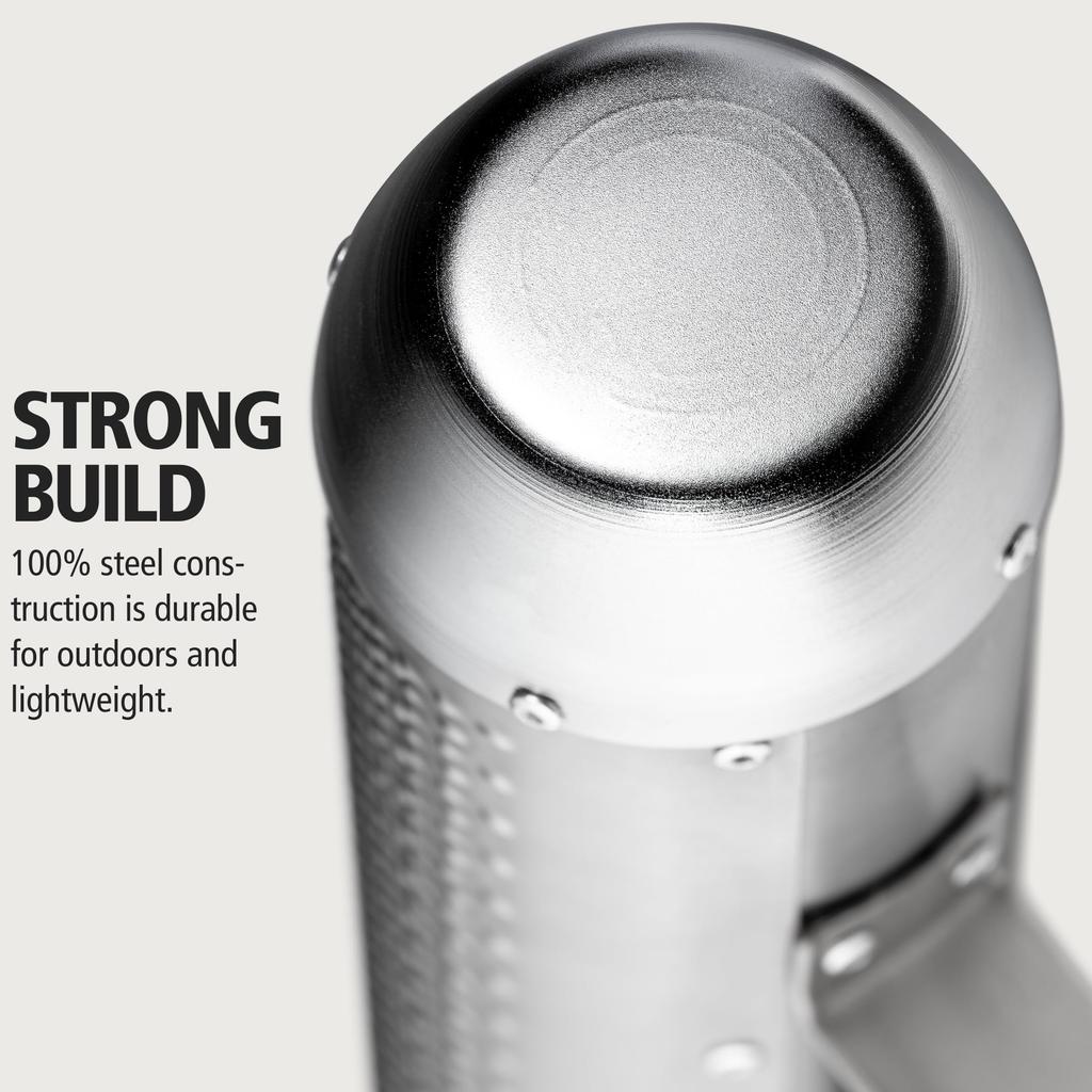 MEINL Percussion Merengue Guira Shaker Stal szczotkowana MGUS1 ABS (z naleśnikiem) []