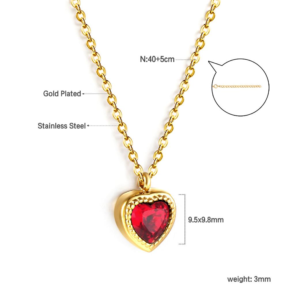 Dainty Shell Jewelry Gold Plated Necklace Women Custom Engraving Pendant Necklace Fashion 316L Stainless Steel Heart Necklaces