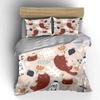 Cute Cat-Themed Decor Set For Kids  Kid'S And Adults' Bedroom Decor, Exquisite Three-Piece Bedding Set Gift