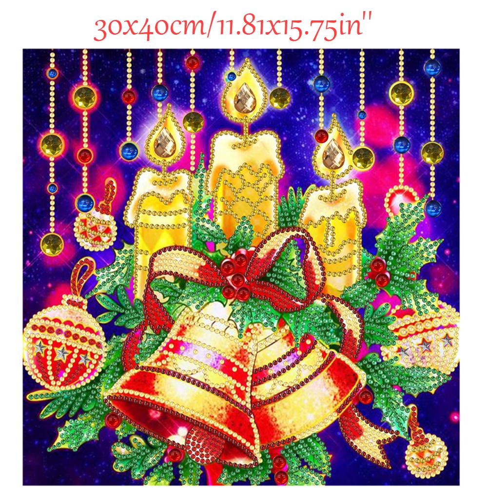 

1-12Pc Christmas Diamond Handmade Card Diamond Painting Card Diamond Diamond Painting Cross Stitch Card for Christmas Gifts