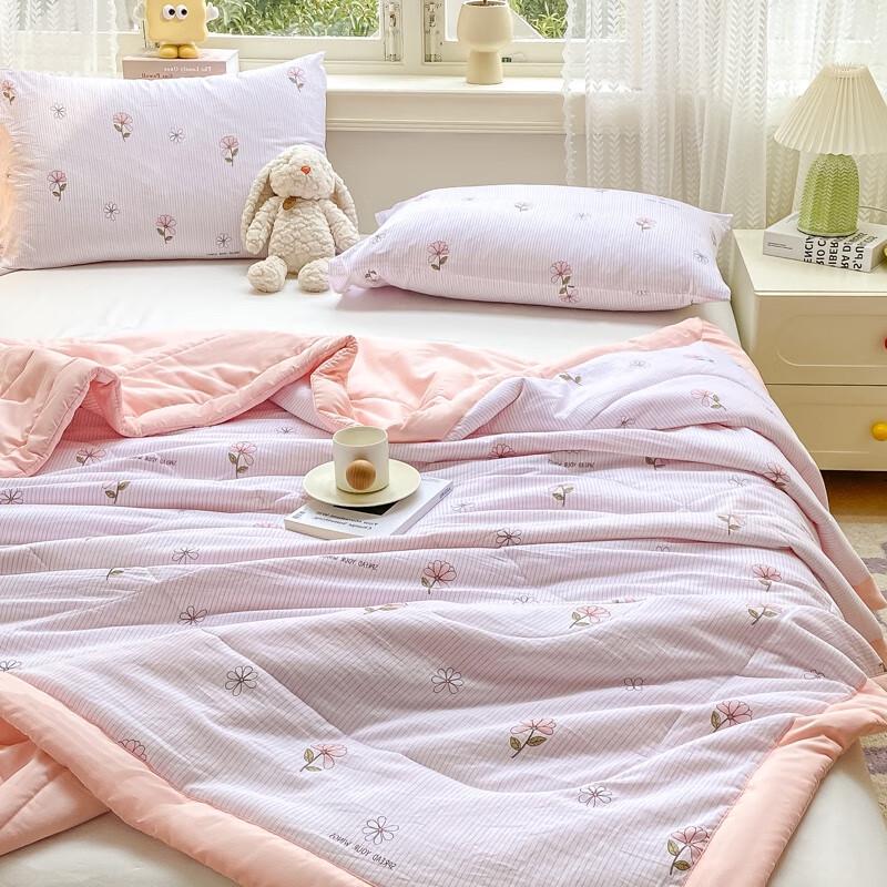 Jieliya Floral Print Summer Air-Conditioning Quilt