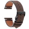 Matte Leder-Uhrenarmband Schnellwechsel-Uhrenarmband 18mm 20mm 22mm Wasserdichtes PU-Leder-Armband Herren Damen Universelle Bänder