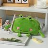 Mouth Frog Plush Pen Bag Ins Cute Large Capacity Stationery Student Desktop Storage Bag pencil pouch Storage bag