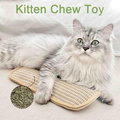 Yousheng Catnip Stuffer Chew Toy Indoor Cats Safe Jute Scratching And Kicker Toy Teeth Cleaning Catnip Pillow Boosting Playtime And Mood for Kittens