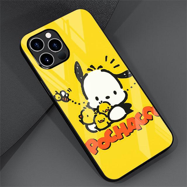 Pachacco Szklane Etui Na Apple iPhone 14 13 Pro 11 12 7 8 Plus SE 2022 XR X XS Max 6 6S Hartowana Osłona Telefonu Kreskówkowe Capas Cas